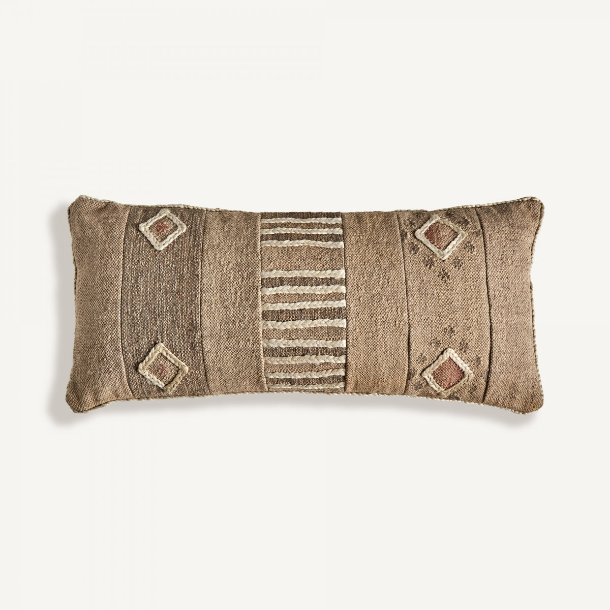 Almofada Elgin - Castanho Kilim - 90 x 35 cm