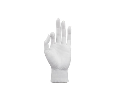 Set 3 Hands in white resin