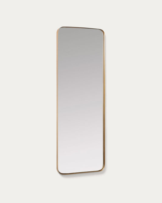 Espelho de Parede Marco Metal Dourado - 55 x 150.5 cm