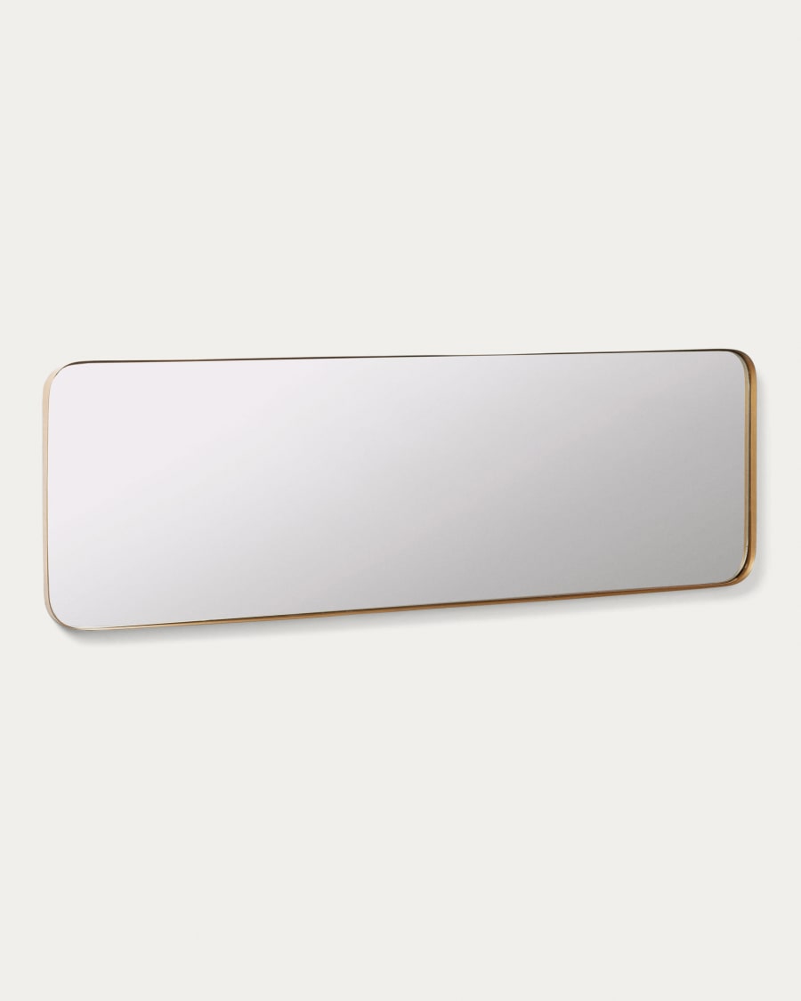 Espelho de Parede Marco Metal Dourado - 55 x 150.5 cm