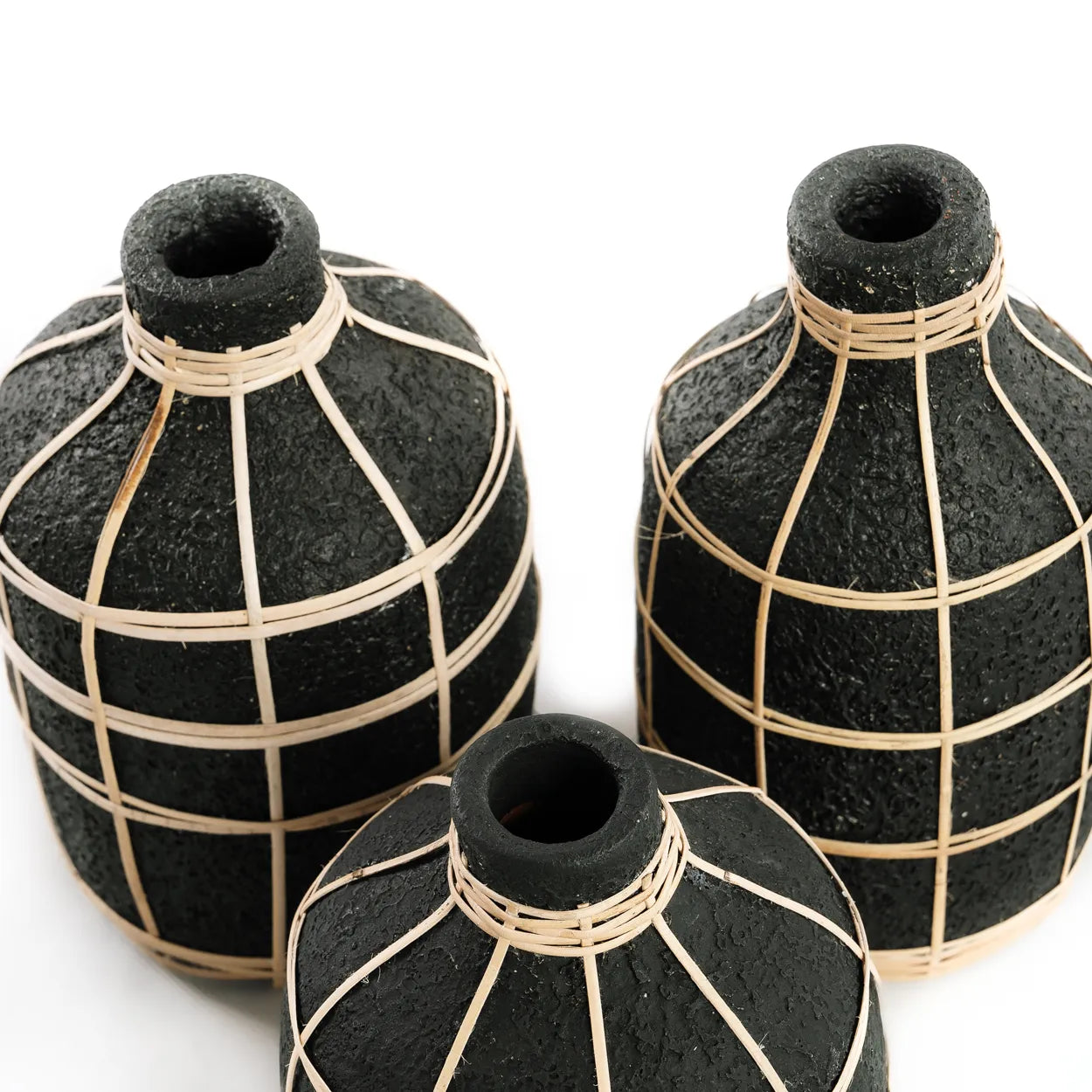 Vaso Whoopy - Preto e Natural - S