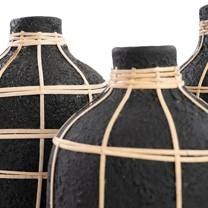 Vaso Whoopy - Preto e Natural - S