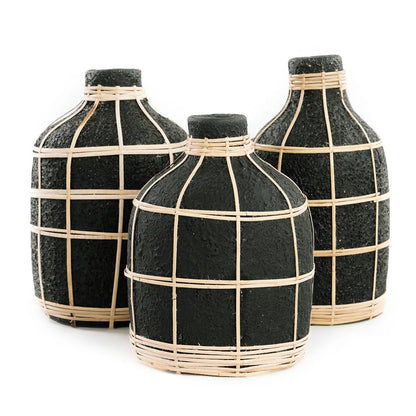 Vaso Whoopy - Preto e Natural - S