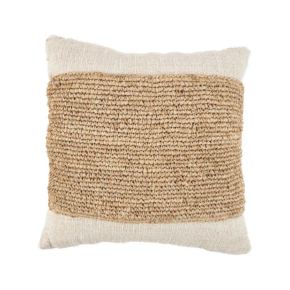 Capa de Almofada Raffia Stamp - Natural