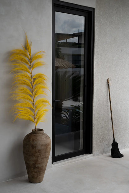 Folha Deslumbrante Madras Amarelo (Conjunto de 6)